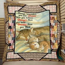 Smarter Than You Think Cat Quilt and Home Decor