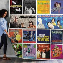 Smash Mouth Singles Quilt Blanket 01 and Home Decor