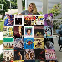 Smokey Robinson Quilt Blanket For Fans Ver 25 and Home Decor