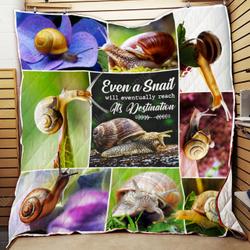 Snail Quilt and Home Decor