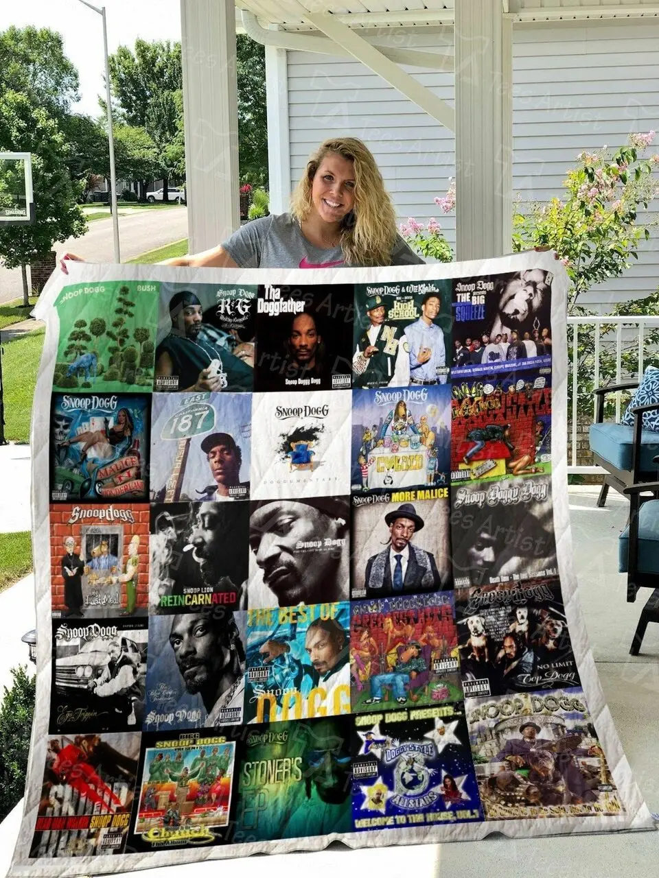Snoop Dogg Quilt Blanket 0948 and Home Decor