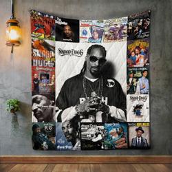 Snoop Dogg Style Two Album Covers Quilt Blanket and Home Decor
