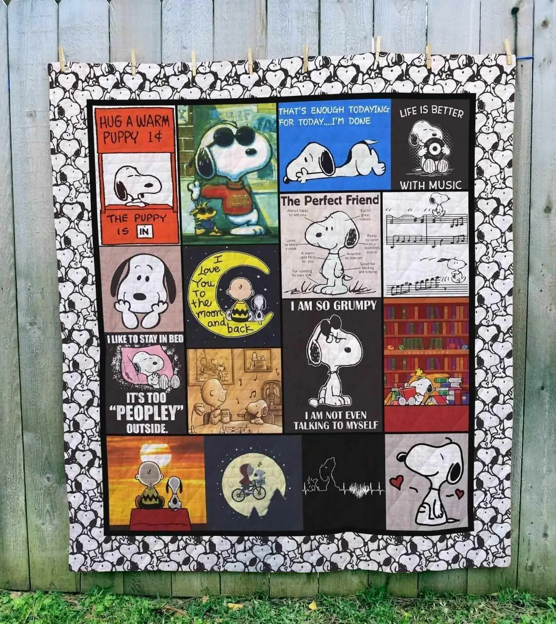 Snoopy 02 Blanket Th0607 Quilt and Home Decor