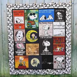 Snoopy 02 Blanket Th0607 Quilt and Home Decor
