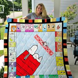 Snoopy 2 Quilt Blanket and Home Decor