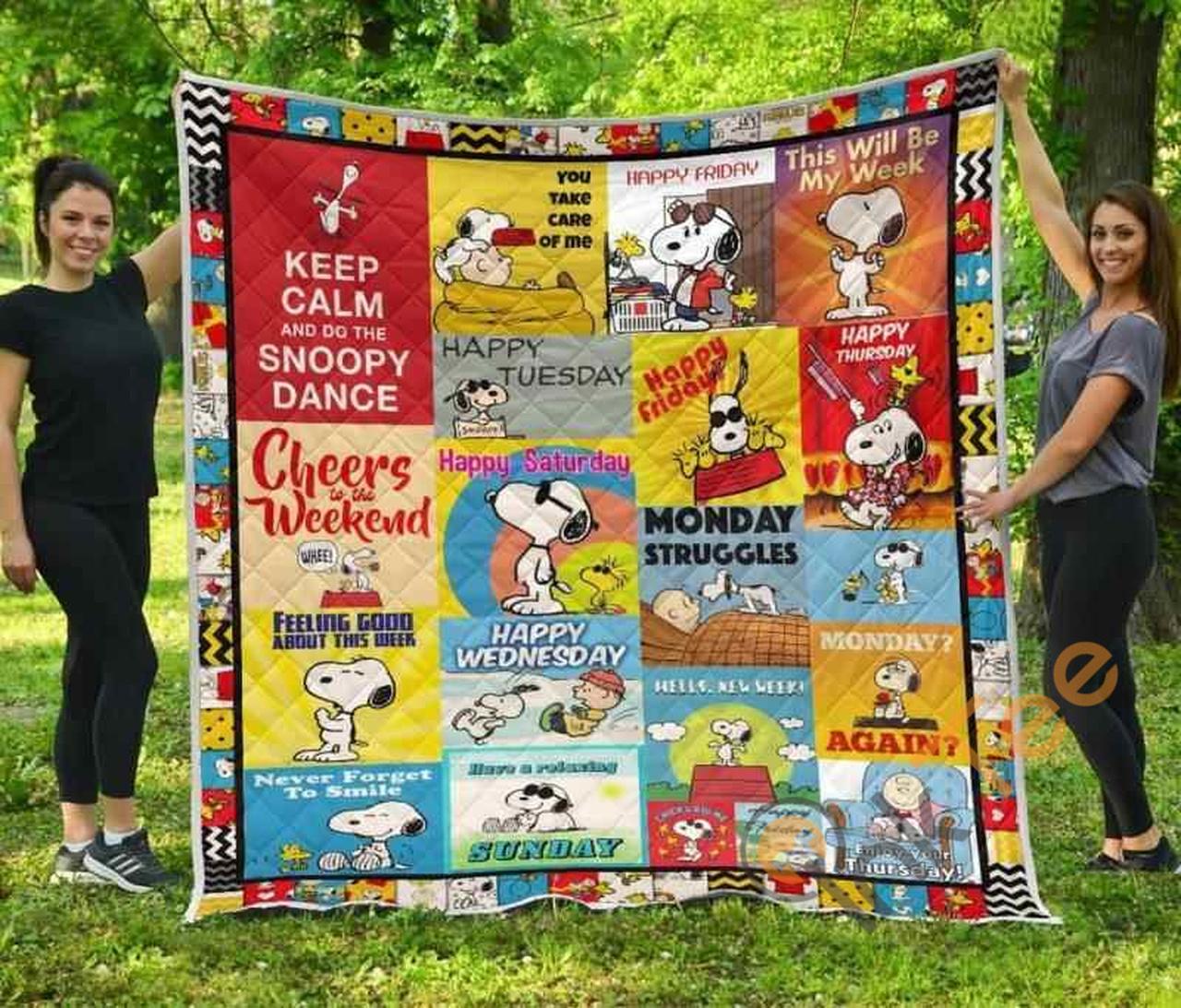 Snoopy Cartoon 3 Blanket TH10072019 Quilt and Home Decor