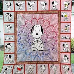 Snoopy Crib Blanket Th10072019 Quilt and Home Decor