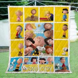 Snoopy Family Quilt Blanket and Home Decor