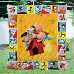 Snoopy Pilot V2 Blanket Th0607 Quilt and Home Decor