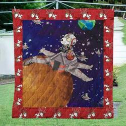 Snoopy Pilot V3 Blanket Th0607 Quilt and Home Decor