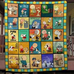 Snoopy Quilt Blanket Hvt310535  Quilt and Home Decor