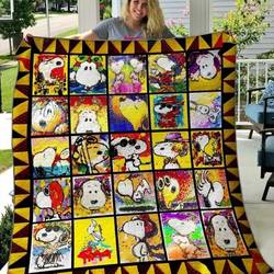 Snoopy Ver1 Quilt Blanket and Home Decor
