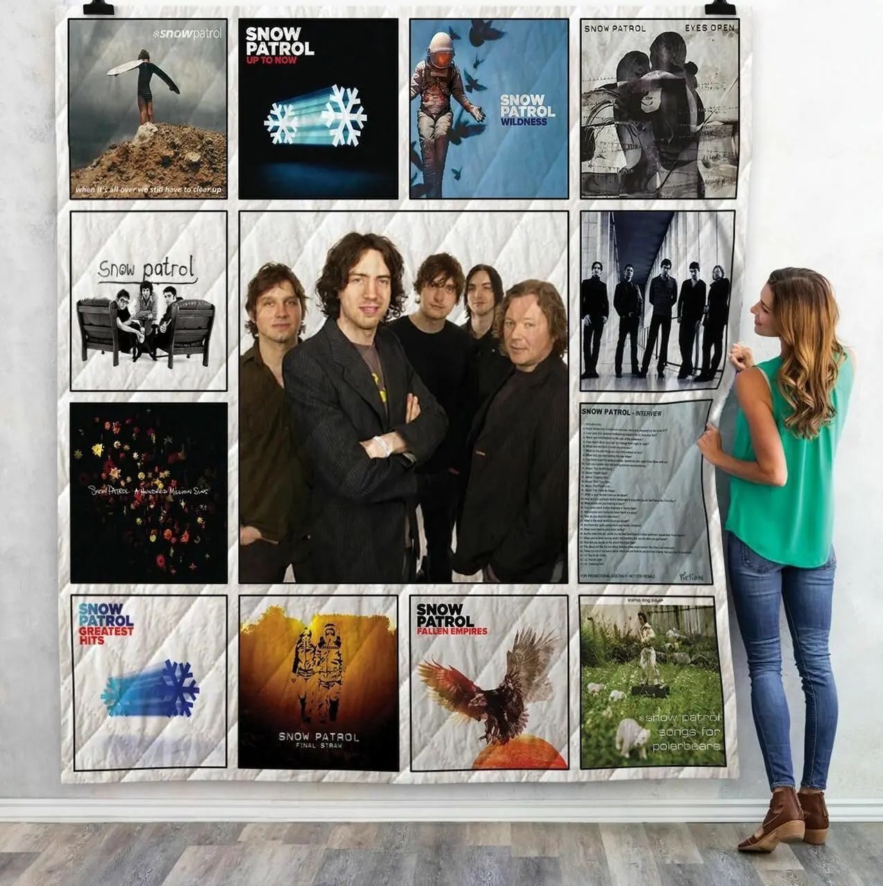 Snow Patrol Albums Quilt Blanket 02 and Home Decor