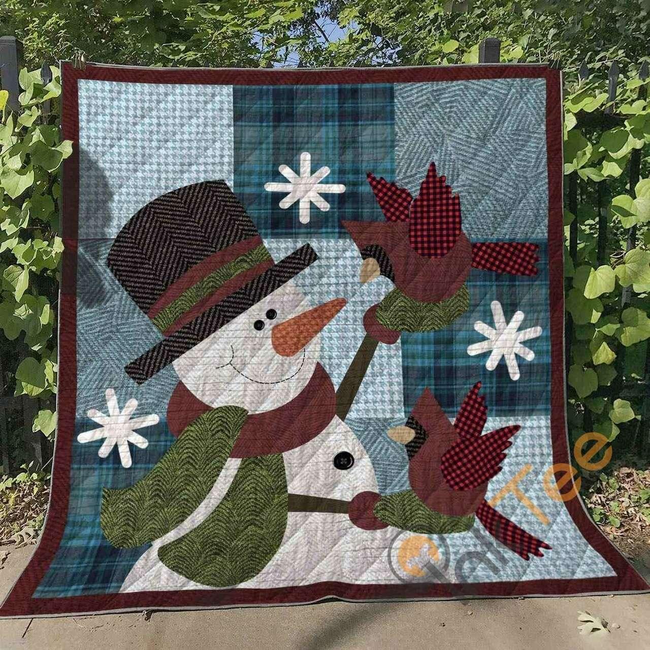 Snowman Blanket TH2906 Quilt and Home Decor