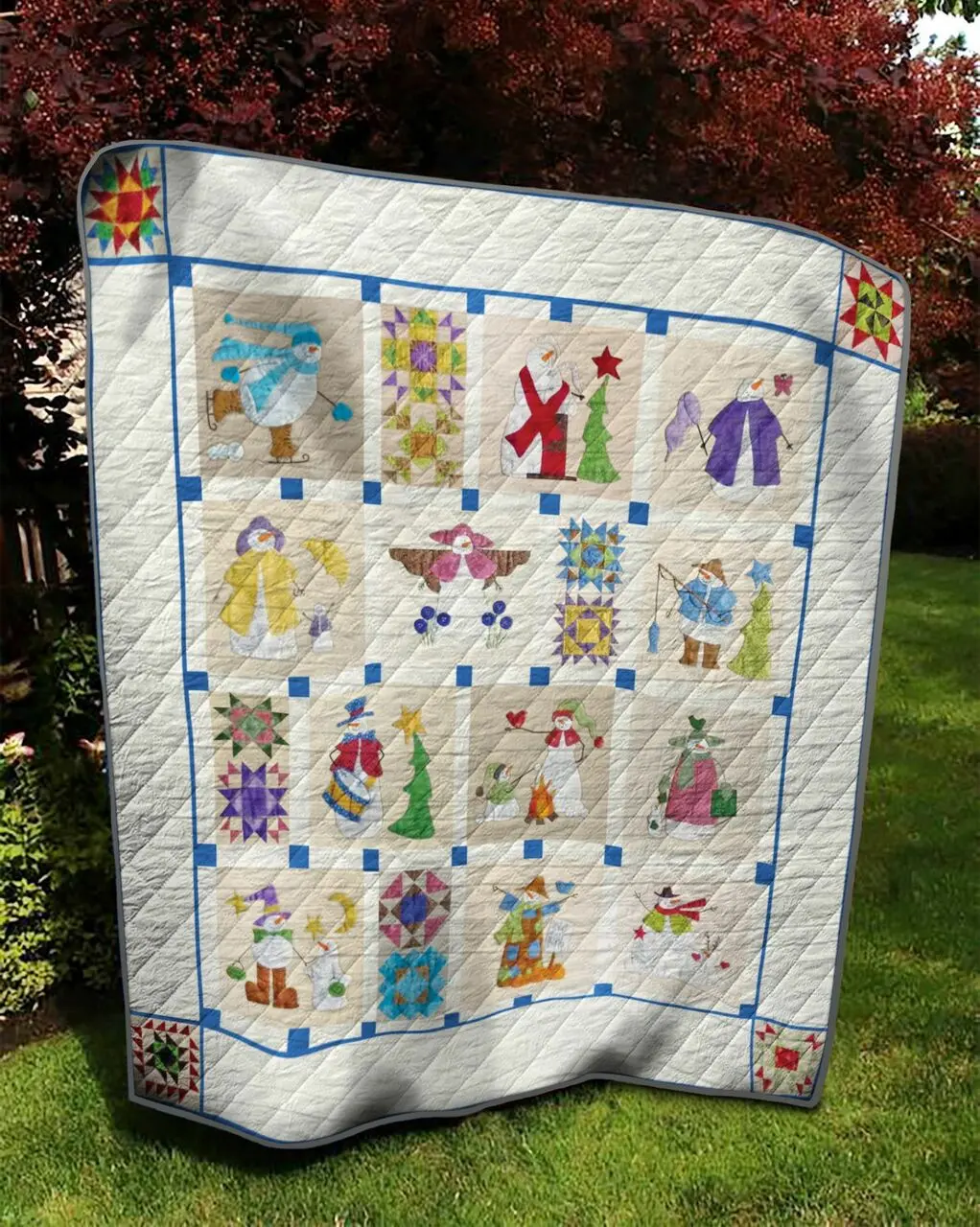 Snowman Td19110108 Quilt Blanket and Home Decor