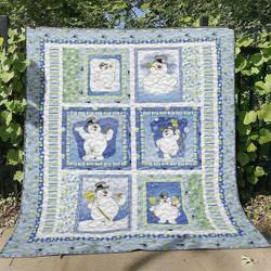 Snowman Tn260632 Quilt Blanket and Home Decor