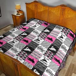 Snowmobile Mk Pink Quilt Blanket Dhc1312905Dd and Home Decor