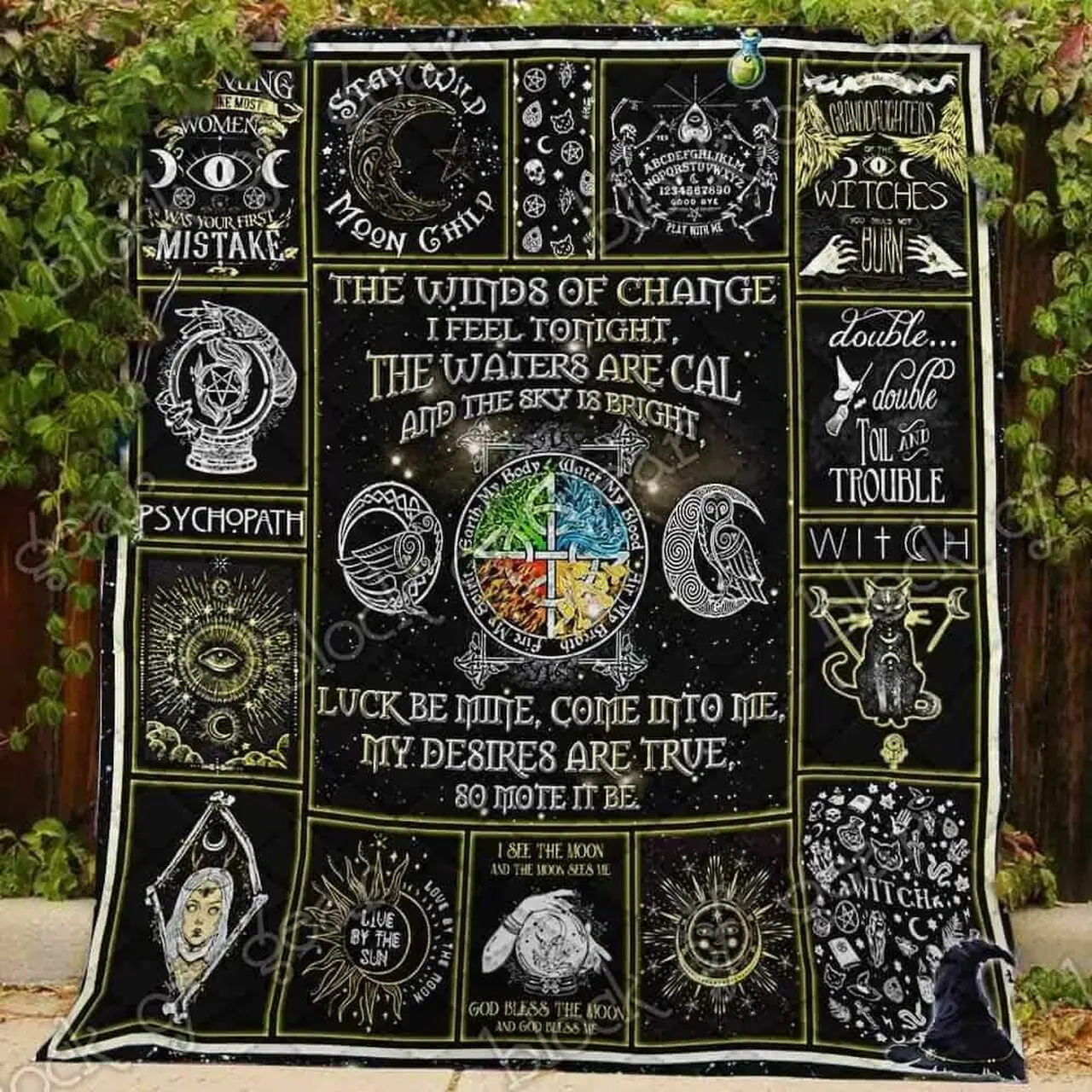 So Mote It Be Blanket Kc1507 Quilt and Home Decor