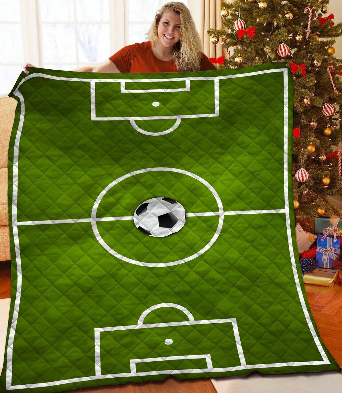 Soccer JFJ12932 3D Customized Quilt 2707 and Home Decor