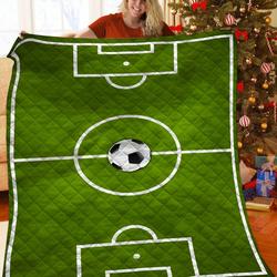 Soccer JFJ12932 3D Customized Quilt 2707 and Home Decor