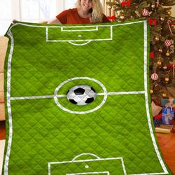 Soccer JFJ12933 3D Customized Quilt 2707 and Home Decor