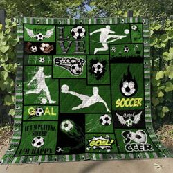 Soccer Ml130622 Quilt Blanket and Home Decor