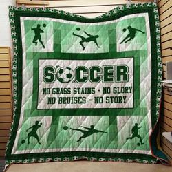 Soccer No Story 3D Customized Quilt Blanket 78 and Home Decor