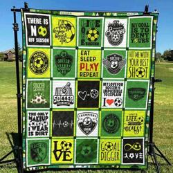 Soccer Ver10 Blanket Th1507 Quilt and Home Decor