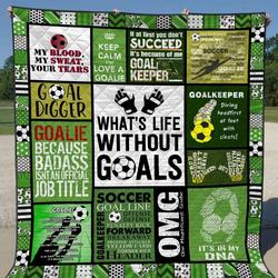 Soccer Ye060702A Quilt Blanket and Home Decor