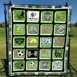 Soccer Ye060703A Tbg Quilt Blanket and Home Decor
