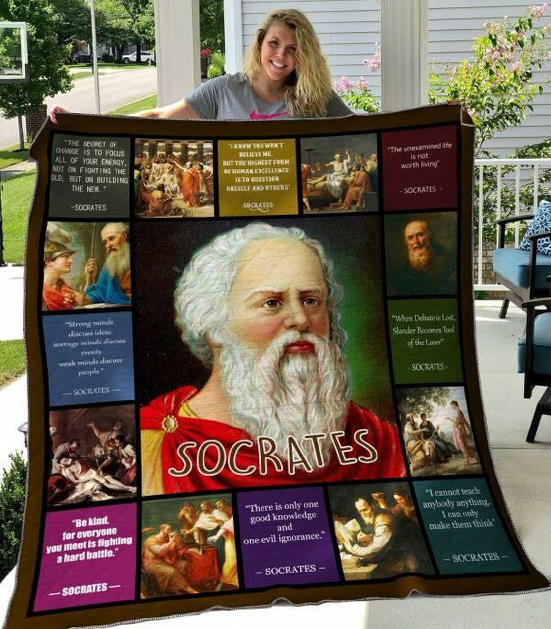 Socrates Quilt Blanket Hvt100608 Quilt and Home Decor