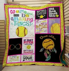 Softball 1000096 Quilt Blanket  Quilt and Home Decor