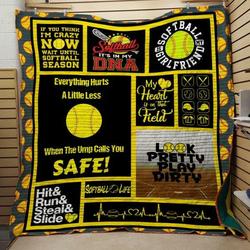 Softball 1000097 Quilt Blanket  Quilt and Home Decor