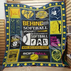Softball Dad Quilt Blanket Dhc1102682Td and Home Decor