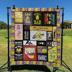 Softball Hur Quilt Bevrpv and Home Decor
