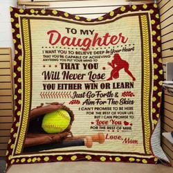 Softball Mom JFJ12951 3D Customized Quilt 2707 and Home Decor