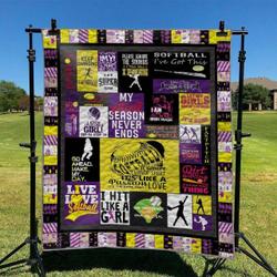 Softball Td2809828 Quilt Blanket and Home Decor