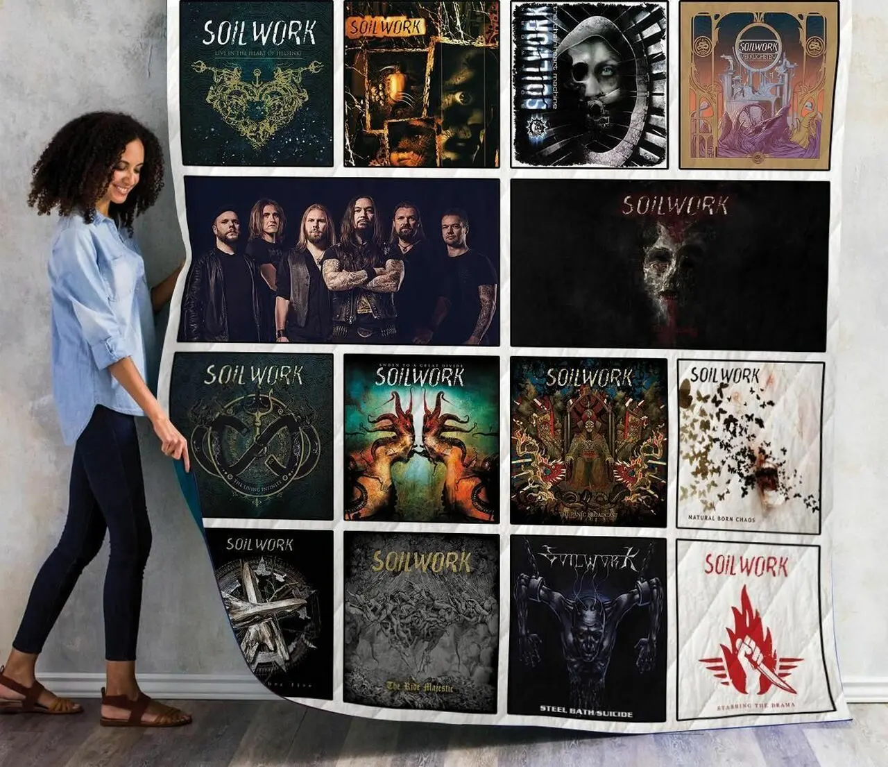 Soilwork Albums Quilt Blanket 02 and Home Decor