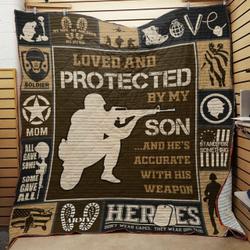 Soldier Mom JFJ12981 3D Customized Quilt 2707 and Home Decor