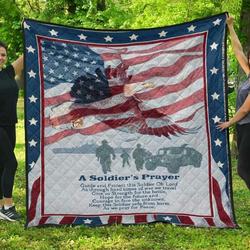 Soldier S Prayer Blanket Th0807 Quilt and Home Decor