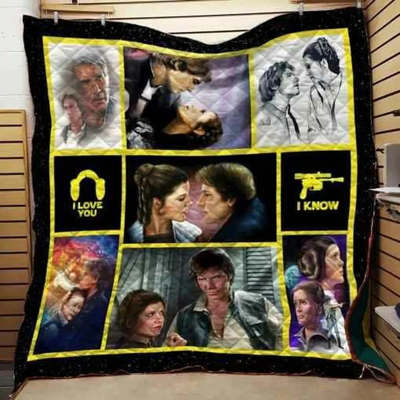 Solo Leia For Fans Star Wars Blanket Th0907 Quilt and Home Decor