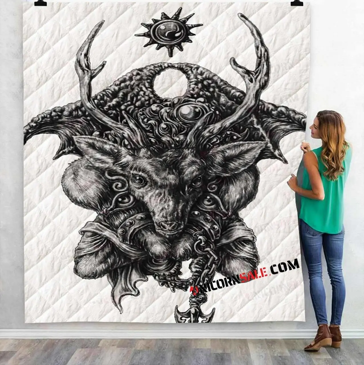 Solomon Demons Firfur D 3D Customized Personalized Quilt Blanket and Home Decor