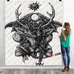 Solomon Demons Firfur D 3D Customized Personalized Quilt Blanket and Home Decor