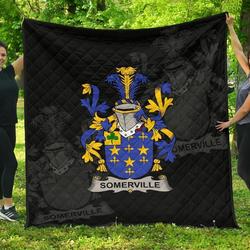 Somerville Ireland Irish Family Crest JFJ12985 3D Customized Quilt 2707 and Home Decor