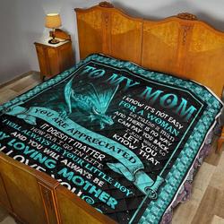 Son To Mom Quilt Soy and Home Decor
