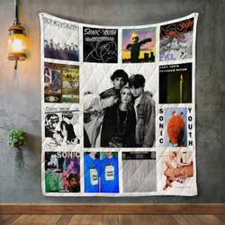 Sonic Youth Album Covers Quilt Blanket and Home Decor