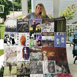 Sonic Youth Style 2 Quilt Blanket and Home Decor