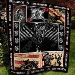 Sons Of Anarchy Like 3D Personalized Customized Quilt Blanket 1110 and Home Decor