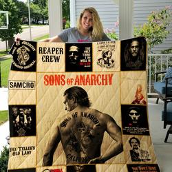 Sons Of Anarchy Quilt Blanket For Fans Ver 17-1 and Home Decor