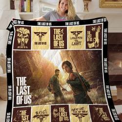 Sony The Last Of Us Series Game Quilt Blanket Gift Birthday Christmas and Home Decor